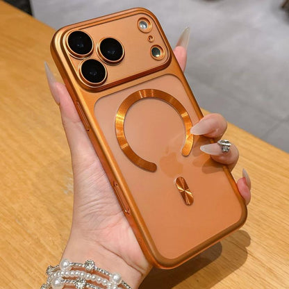 【Christmas Sale】Iphone 17 Pro/Pro Max Matte Electroplated Magnetic Case: Full Lens Guard + Military-Grade Drop Protection | Sturdy Grip, Perfect Fit & Strong Magnetic Adsorption